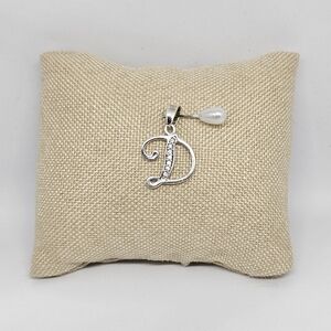 Brand New Sterling Silver 925 Letter D Pendant